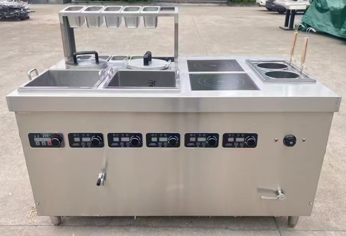 电磁组合炉+电热煮面炉