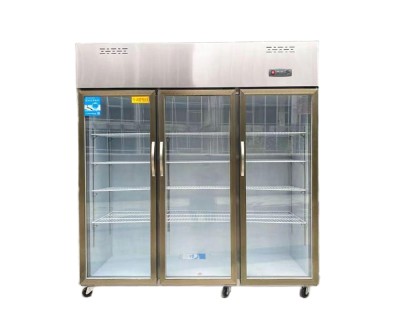 三开门玻璃保鲜柜