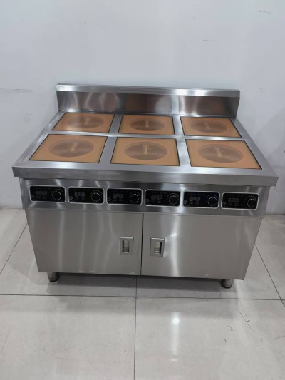 六眼电陶炉柜式